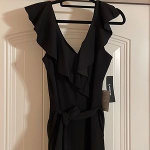 Bebe Ruffle Jumpsuit NWT